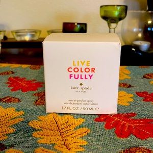 Live Colorfully eau de perfume spray.  1.7 fl oz
